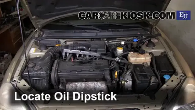 2000 Daewoo Nubira SE 2.0L 4 Cyl. Huile Vérifier le niveau de l'huile